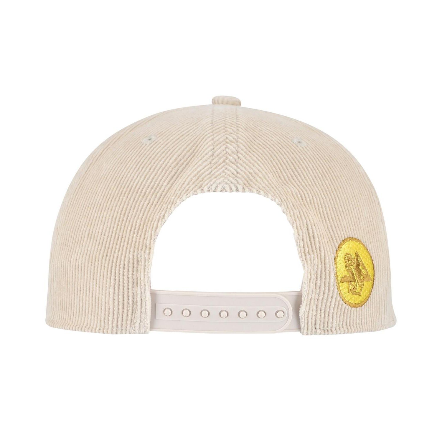 Men's Cream/Tan Pacifico Corduroy Rope Golf Snapback Hat