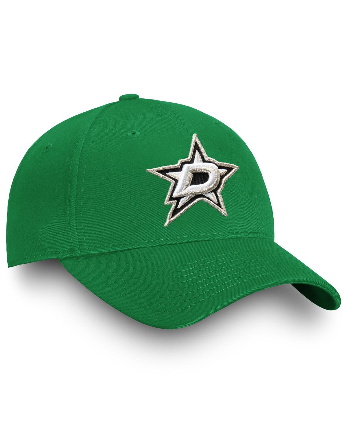 Fanatics Men's Kelly Green Dallas Stars Core Adjustable Hat In Kelly Green