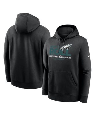 Nike - Men's Black Philadelphia Eagles 2024 NFC East Division Champions Locker Room Trophy Collection Pullover Hoodie
