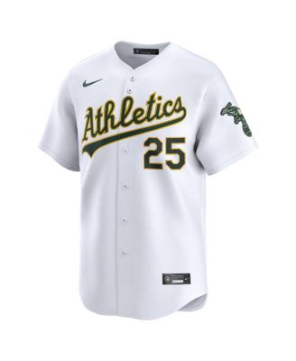 Men's Brent Rooker White Athletics Home Limited Player Jersey