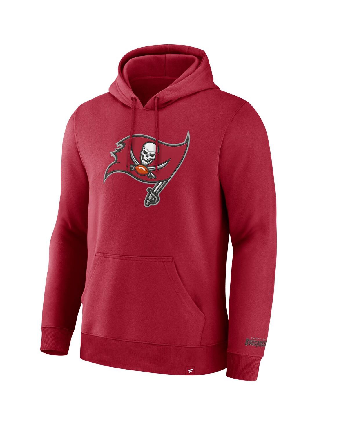 Fanatics Men's Red Tampa Bay Buccaneers Legacy Fleece Pullover Hoodie In Red