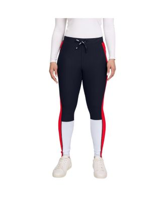 Women's Navy/Red Houston Texans Color-Block Leggings