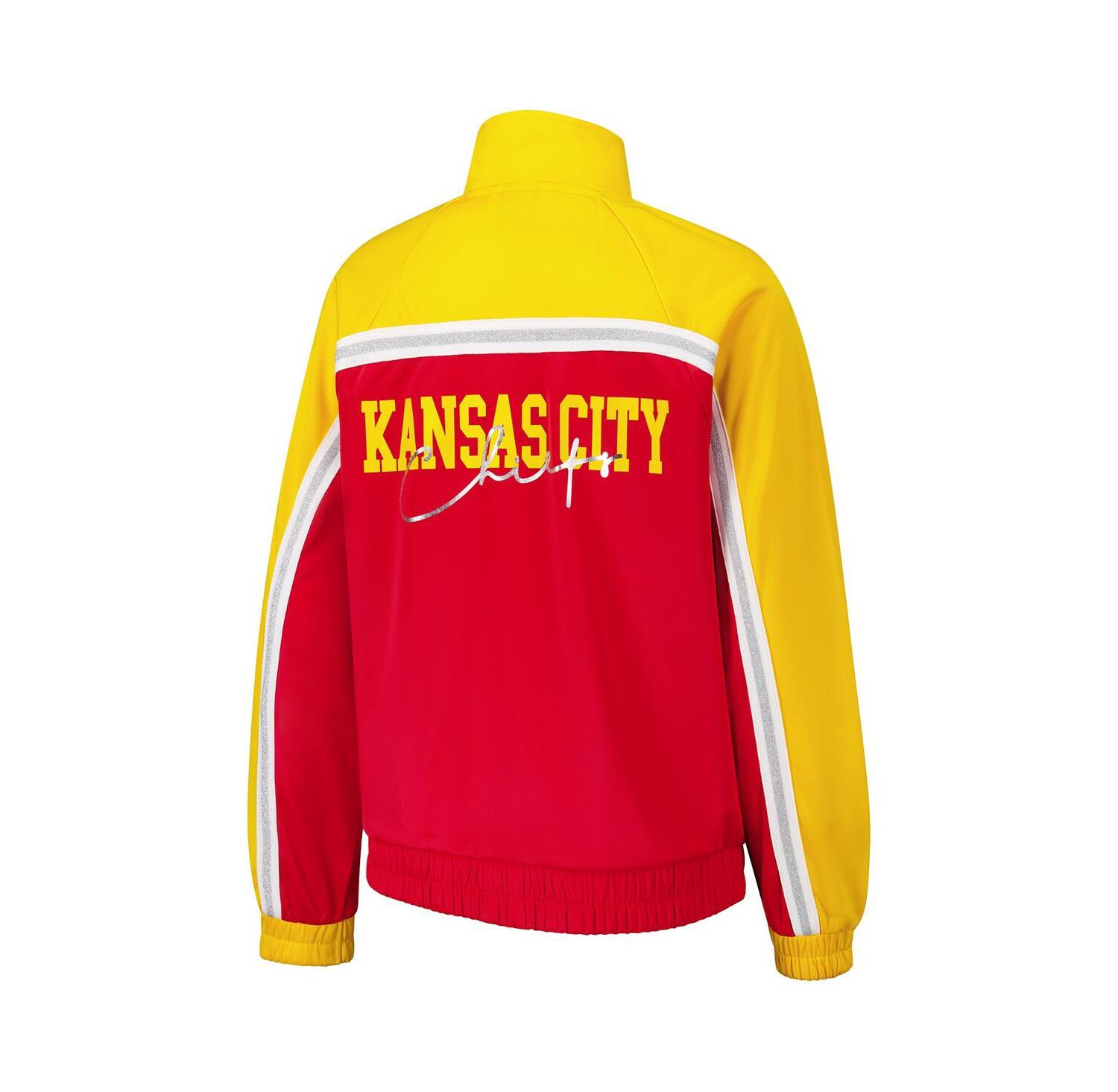 Women's Red Kansas City Chiefs Post Game Full-Zip Track Jacket