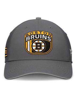 Men's Gray Boston Bruins Home Ice Flex Hat