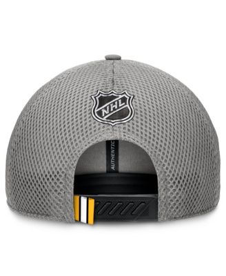 Men's Gray Boston Bruins Authentic Pro Home Ice Trucker Adjustable Hat