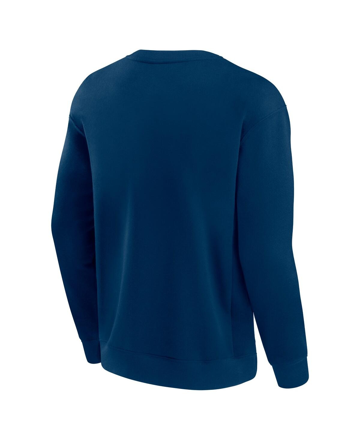 Fanatics Men's And Women's Navy Houston Texans Elements Unlimited Fleece Pullover Sweatshirt In Navy