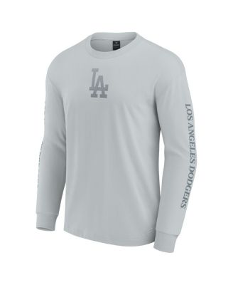 Men's Gray Los Angeles Dodgers Elements Strive Long Sleeve T-Shirt