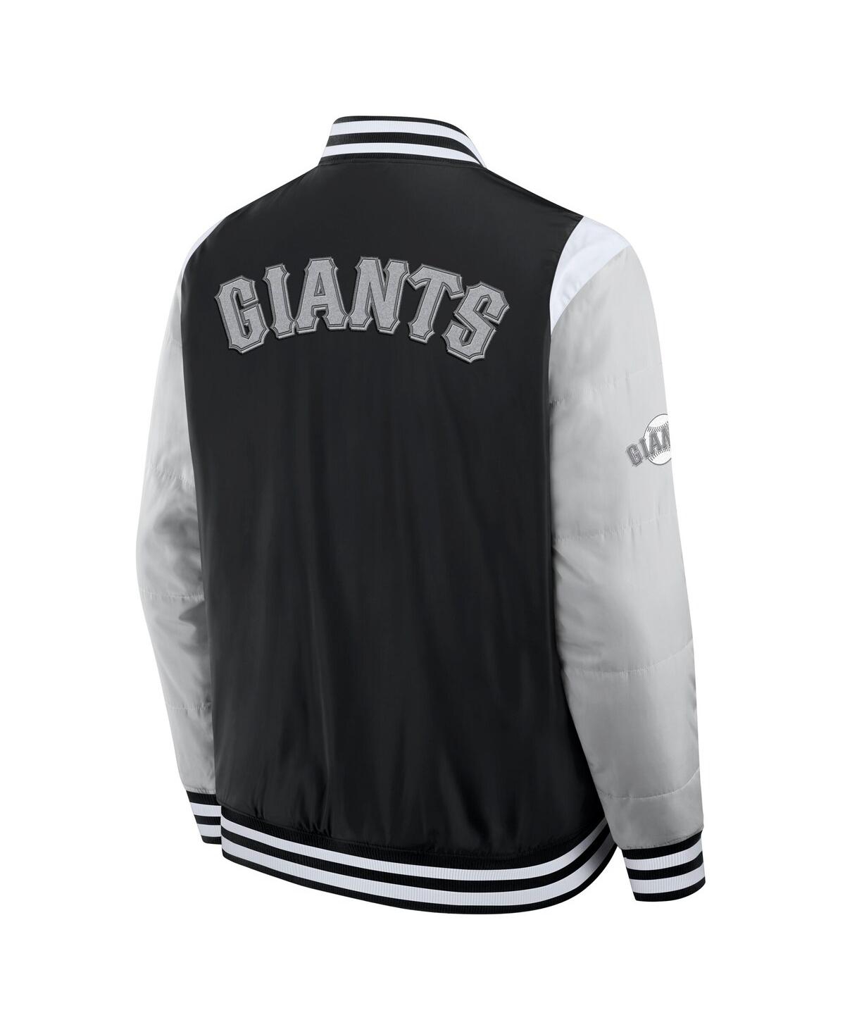 Fanatics Men's Black San Francisco Giants Elements Elite Full-snap Jacket In Black