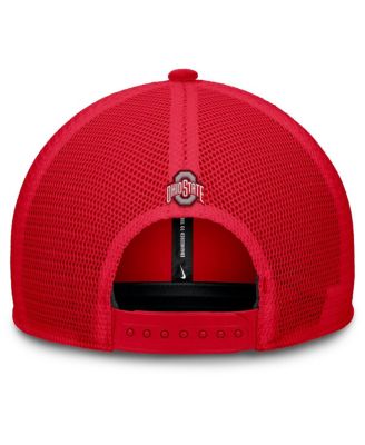 Men's Scarlet Ohio State Buckeyes Rise Adjustable Hat