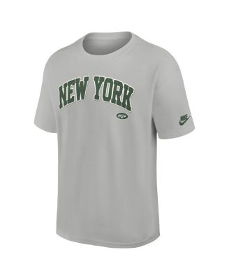 Men's Silver New York Jets Rewind Max90 Statement T-Shirt