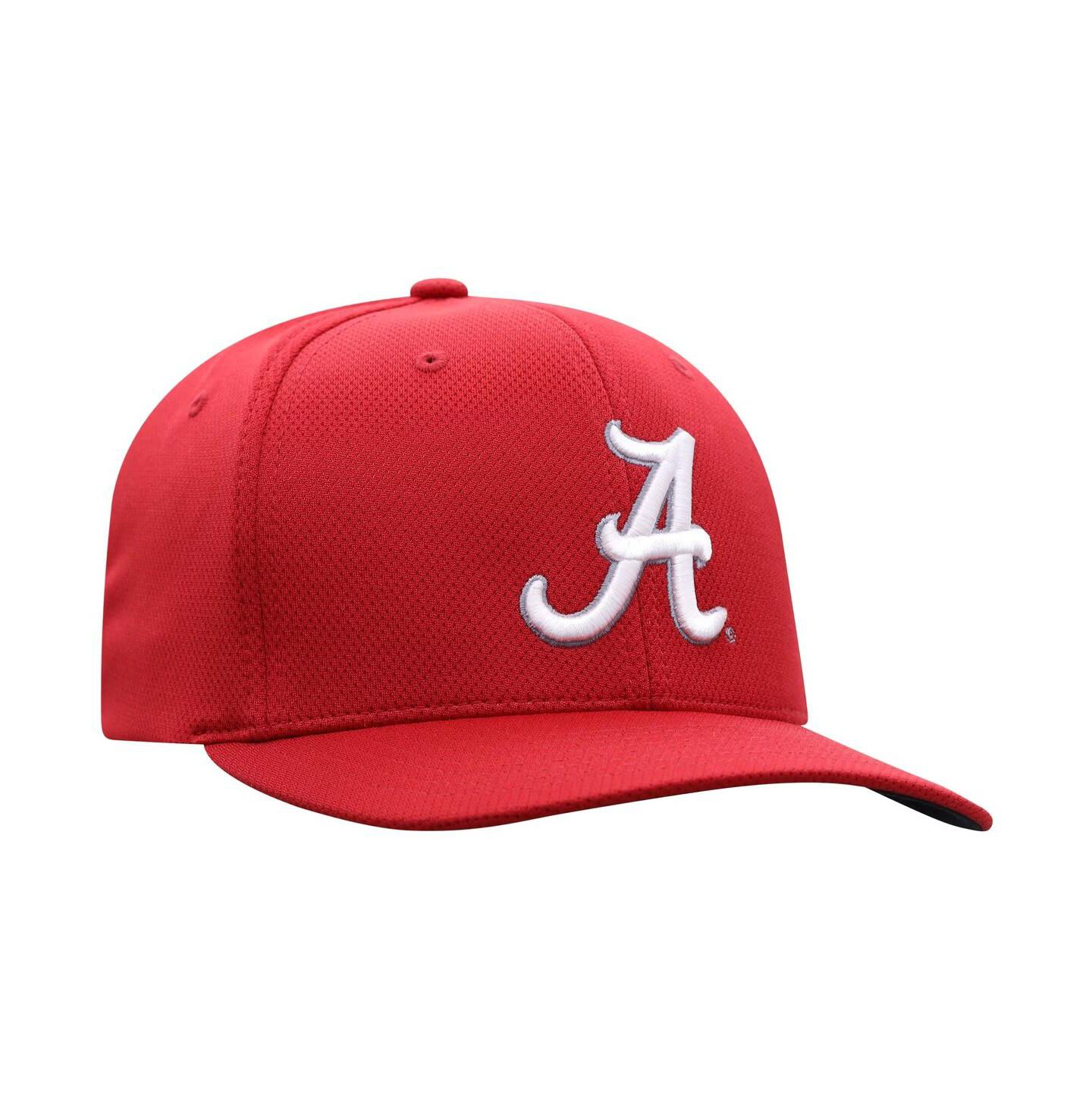 Мужской головной убор Top of the World Crimson Alabama Crimson Tide Reflex 2.0 Flex Fit Hat — фото 3