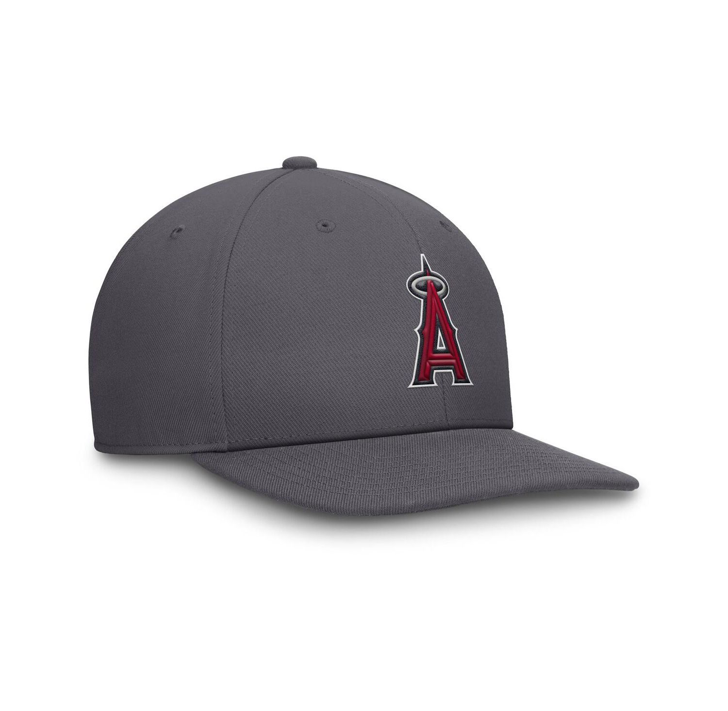 Men's Gray Los Angeles Angels Pro Performance Snapback Hat