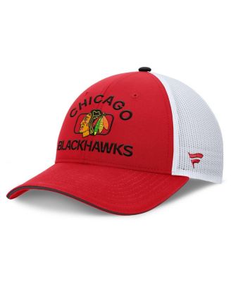 Fanatics - Men's Red/White Chicago Blackhawks Authentic Pro Rink Trucker Hat