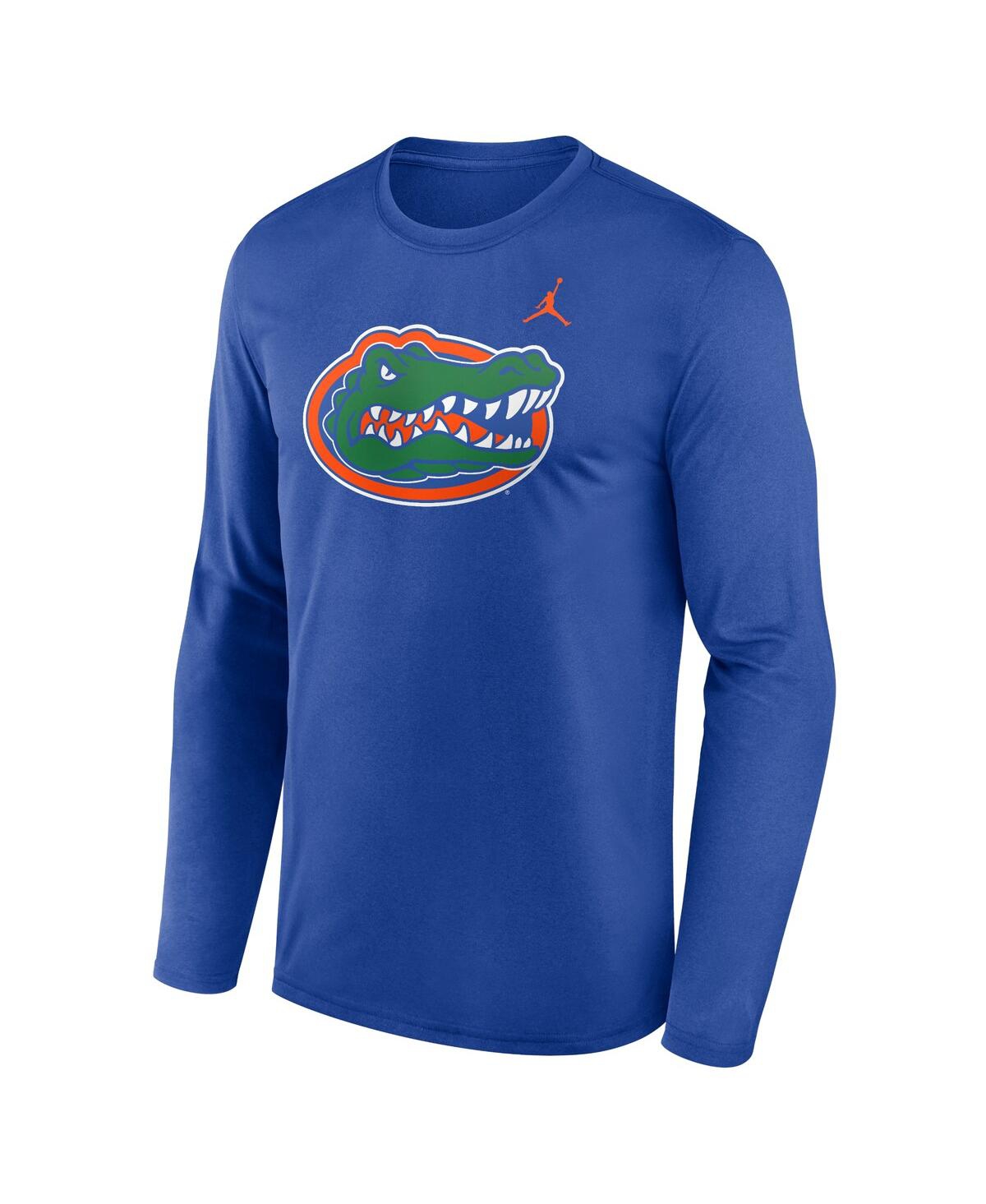 Jordan Men's Royal Florida Gators Primetime Evergreen Fleece Pullover Sweatshirt In Blue