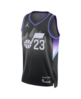 Men's and Women's Lauri Markkanen Black Utah Jazz 2024/25 Swingman Jersey - Statement Edition