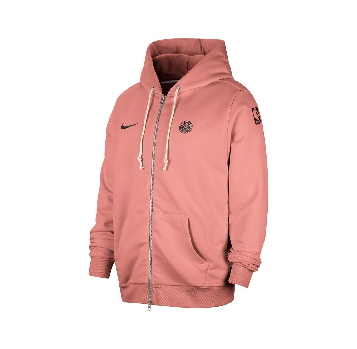 Men's Red Denver Nuggets Authentic Standard Issue Full-Zip Hoodie Jacket