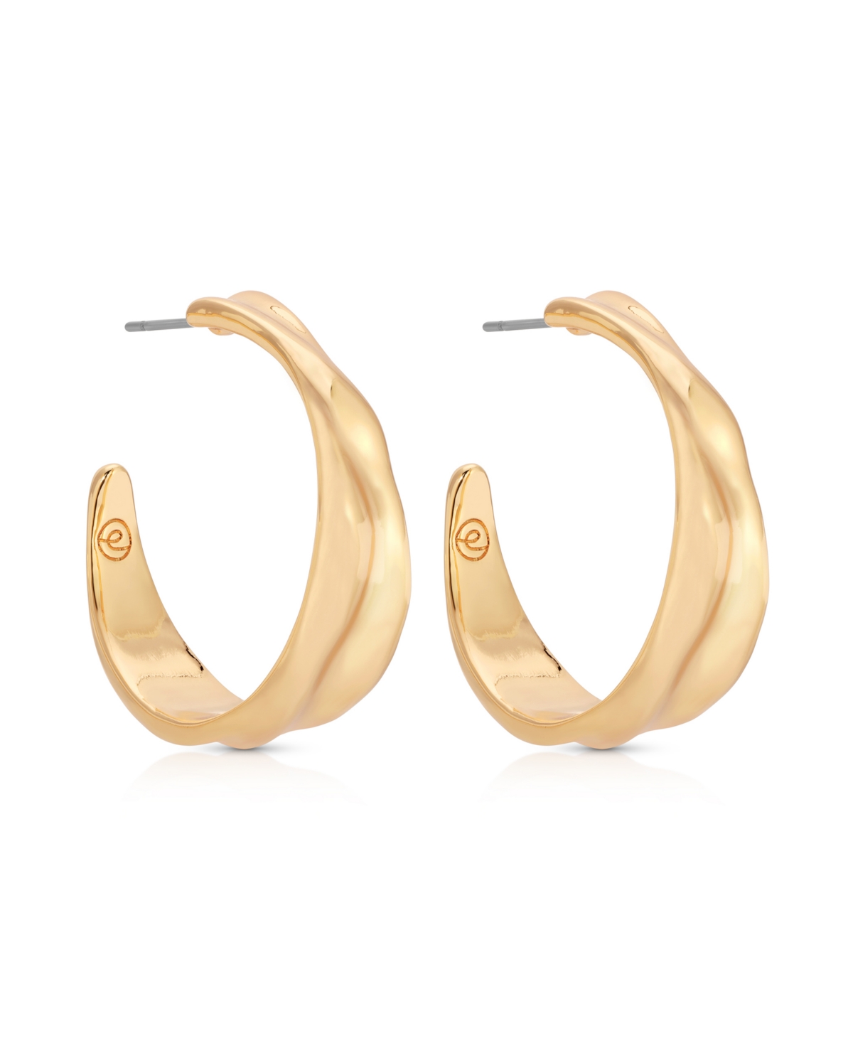 Ettika Liquid Luxe Hoop Earrings In Gold