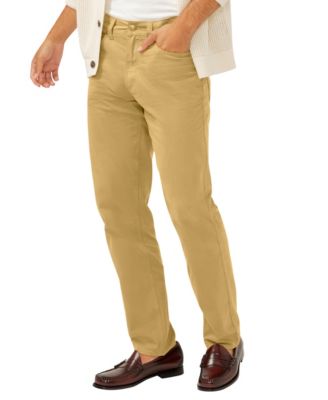 Men's Eddie Classic Athletic Fit Tapered Leg Essential Twill Pants