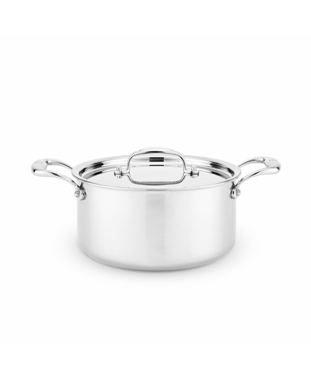 Heritage Steel Titanium Series Fully Cladded 4-quart Sauce Pot With Lid In Stainless Steel