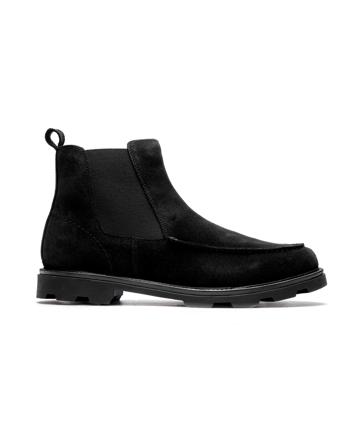 A. Veer Men's Dwayne Leather Chelsea Boots In Black Suede