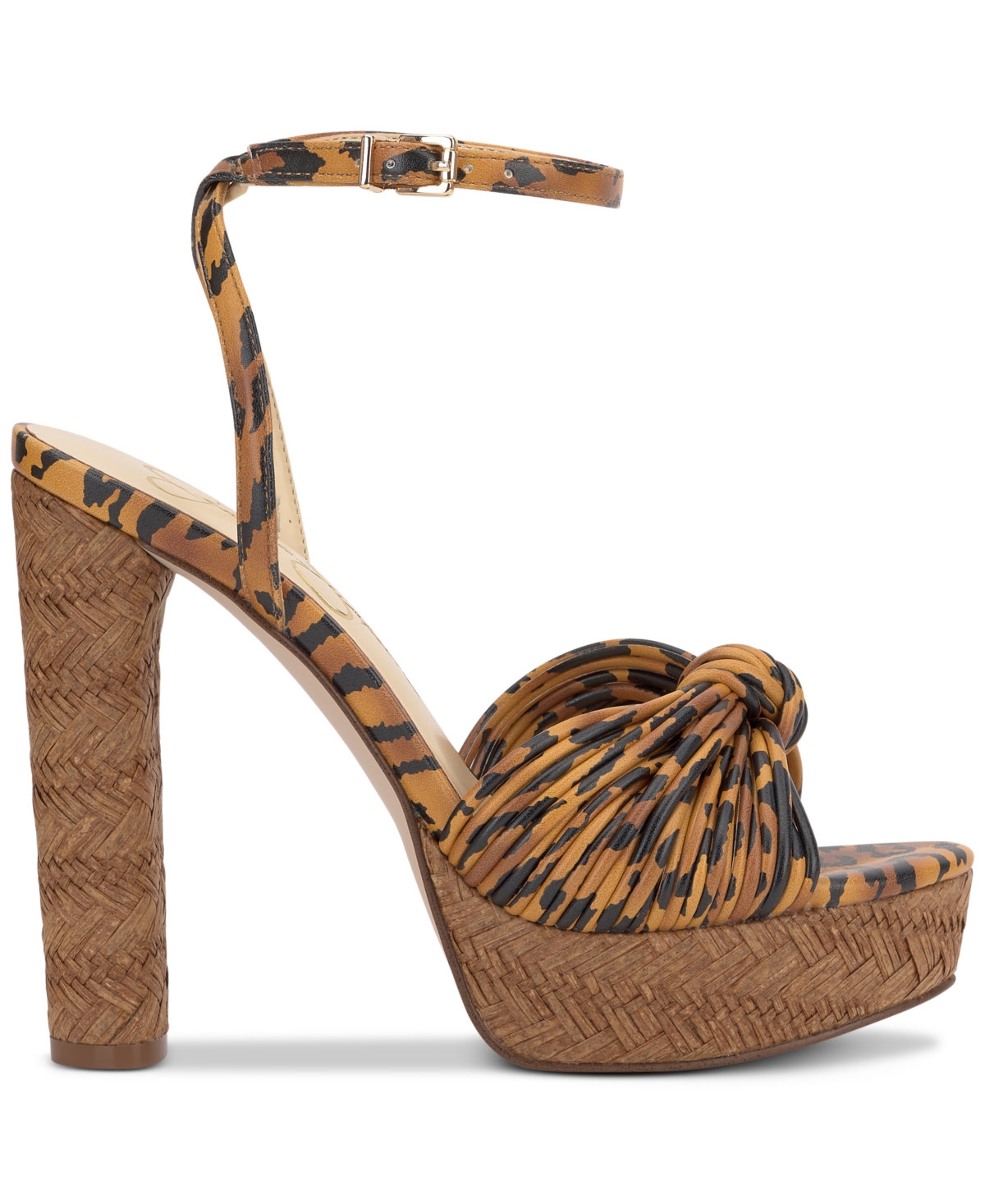 Jessica Simpson Immie Platform Sandal In Natural Leopard