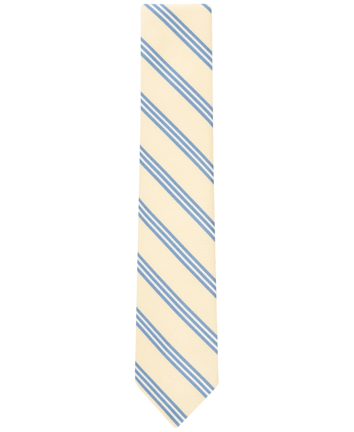 Tommy Hilfiger Men's Campbell Stripe Tie In Yellow