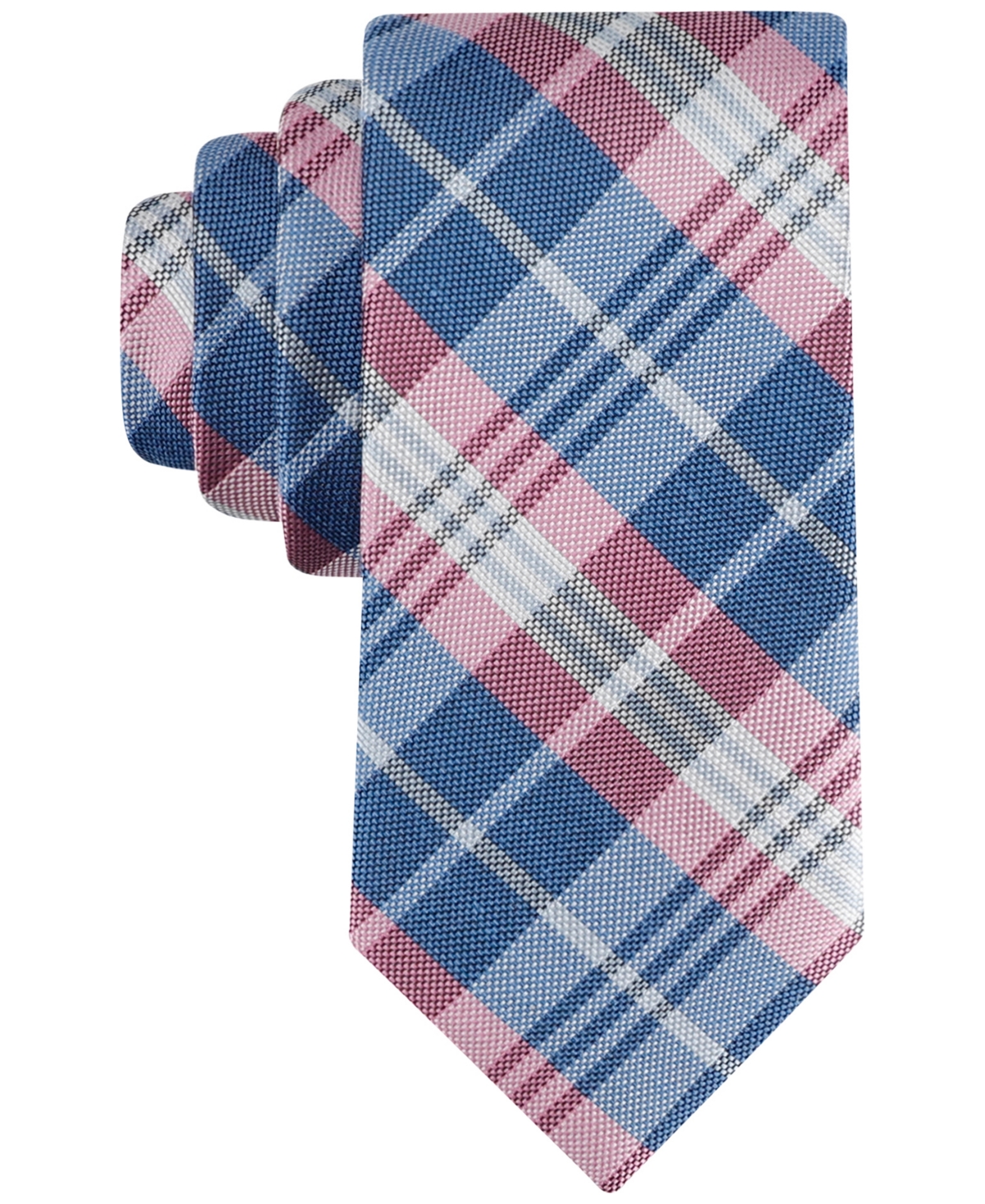 Tommy Hilfiger Men's Classic Plaid Tie In Pink