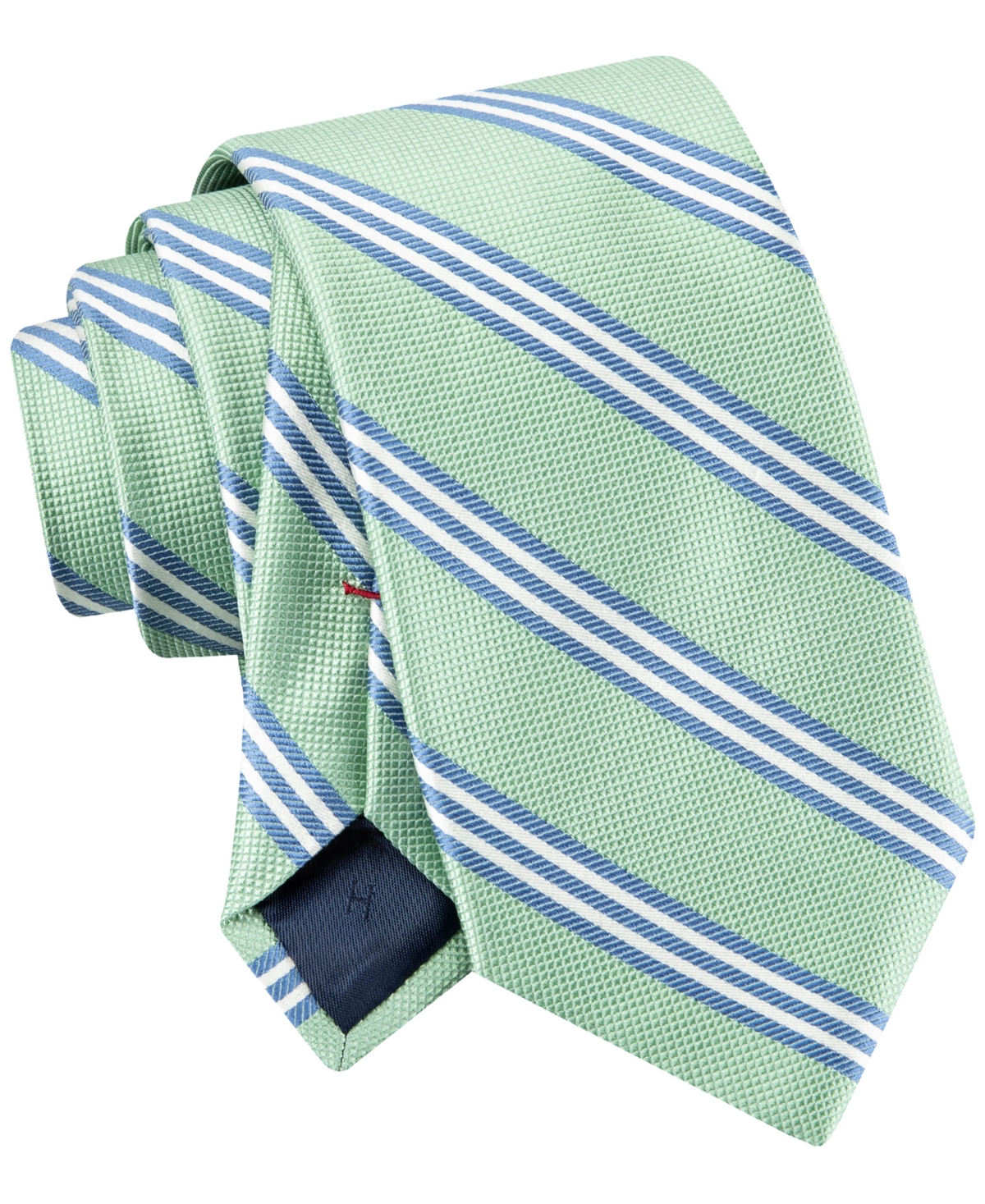 Tommy Hilfiger Men's Campbell Stripe Tie In Green