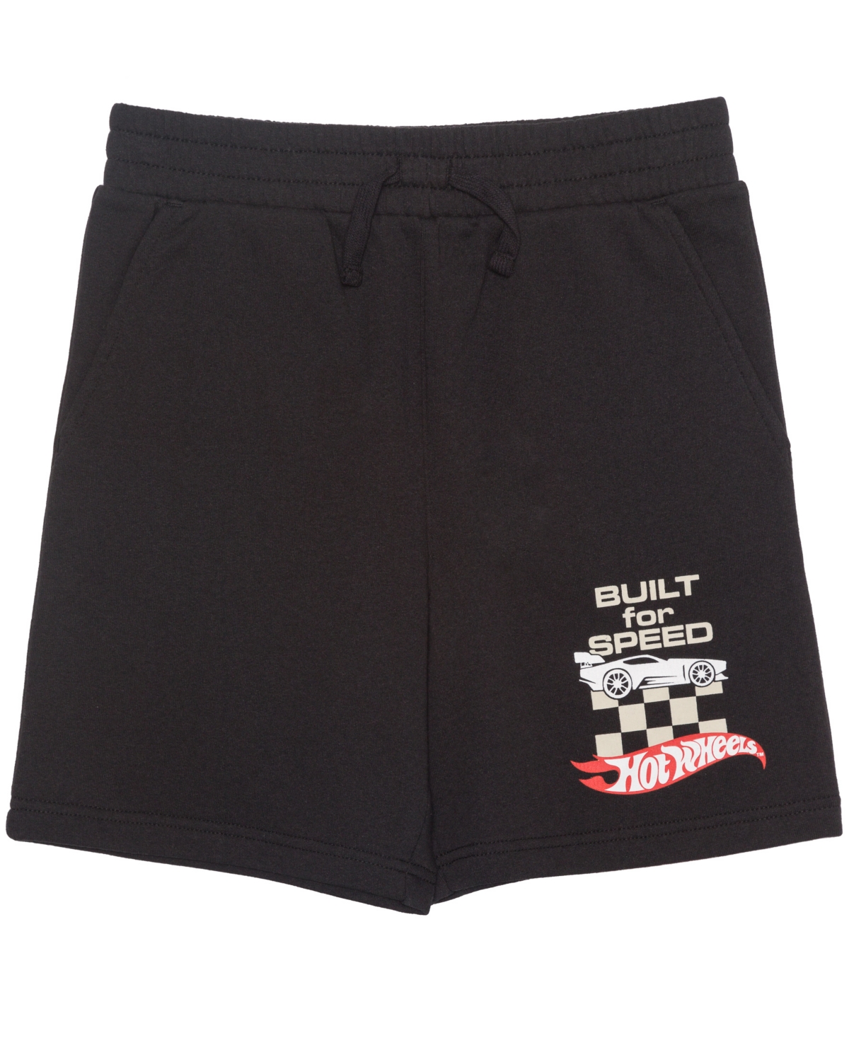 Shop Hot Wheels Little & Big Boys Fleece Shorts In Black
