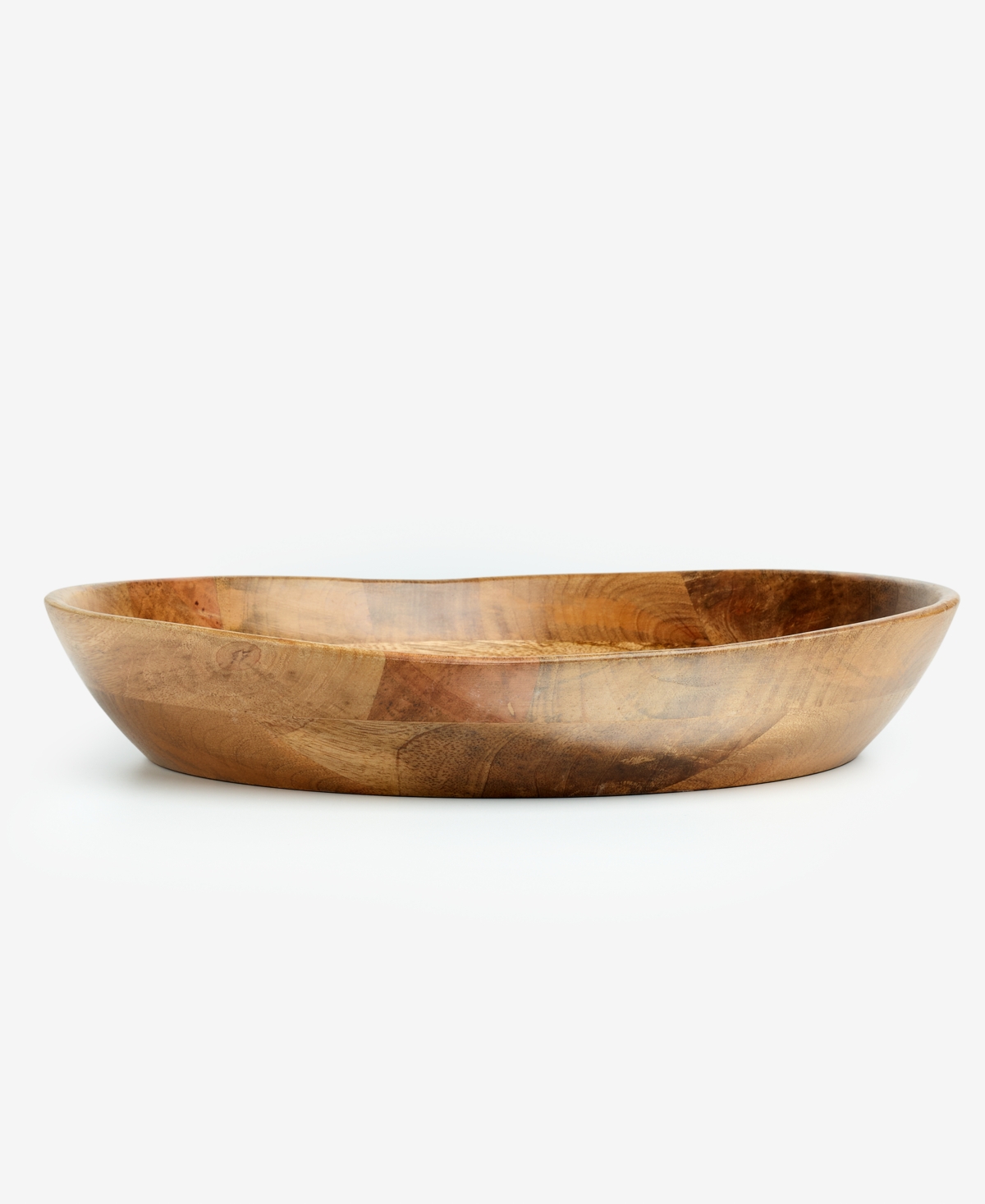 Oake Low Wood Serving Bowl, Exclusively At Macy's In Wood