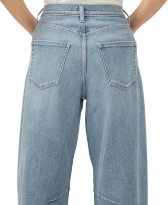 Women's High Rise Barrel Leg Jeans