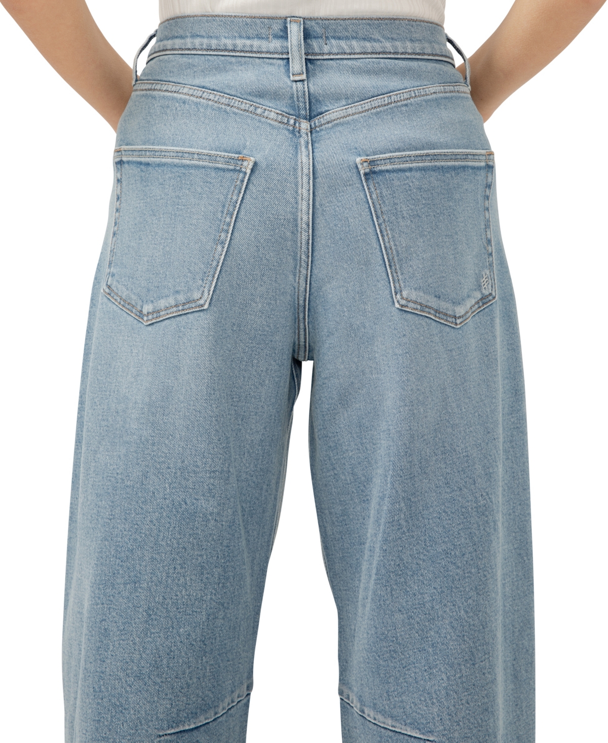 Shop Silver Jeans Co. Women's High Rise Barrel Leg Jeans In Indigo