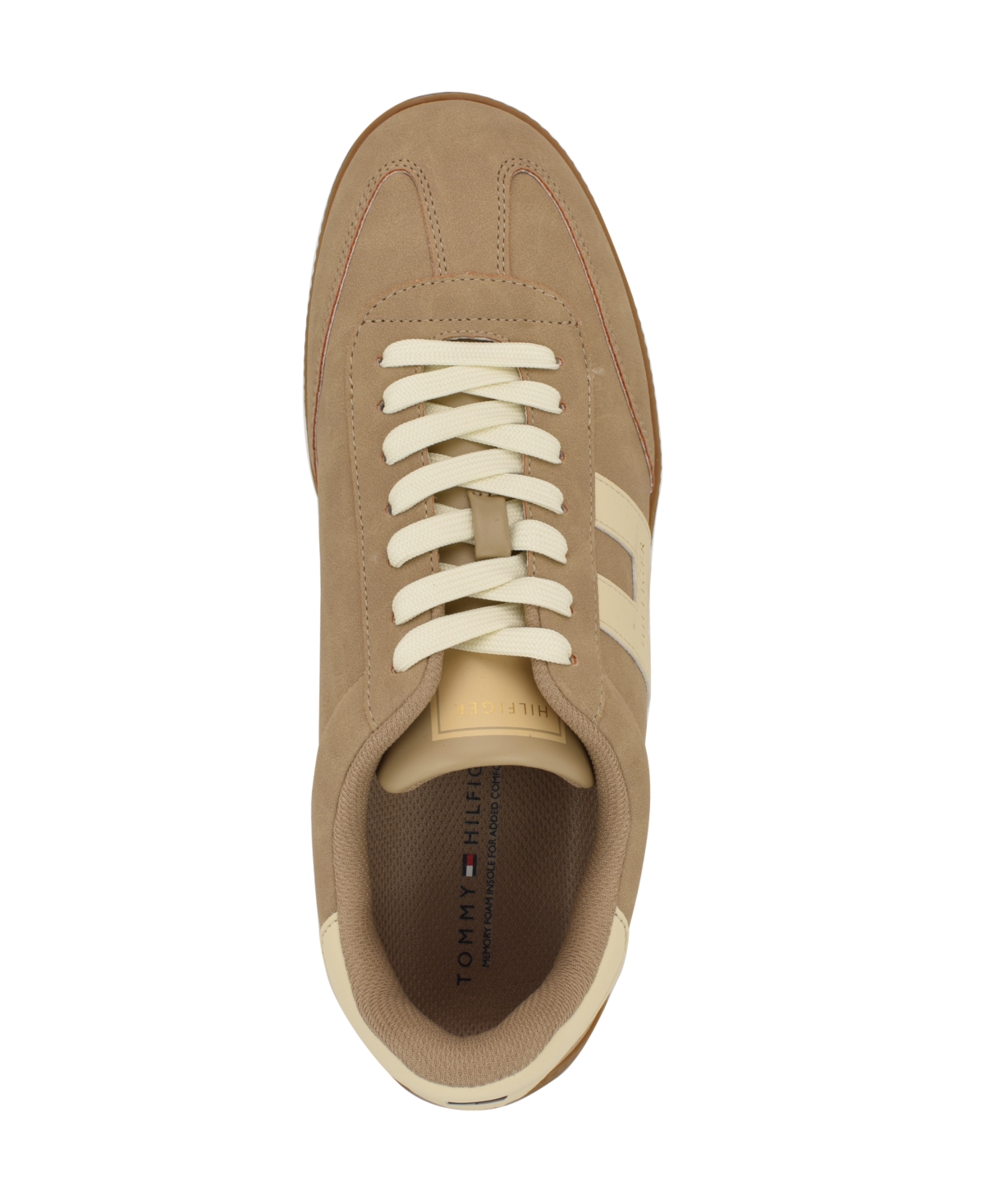 Tommy Hilfiger Men's Berge T-toe Casual Sneakers In Medium Natural,cream