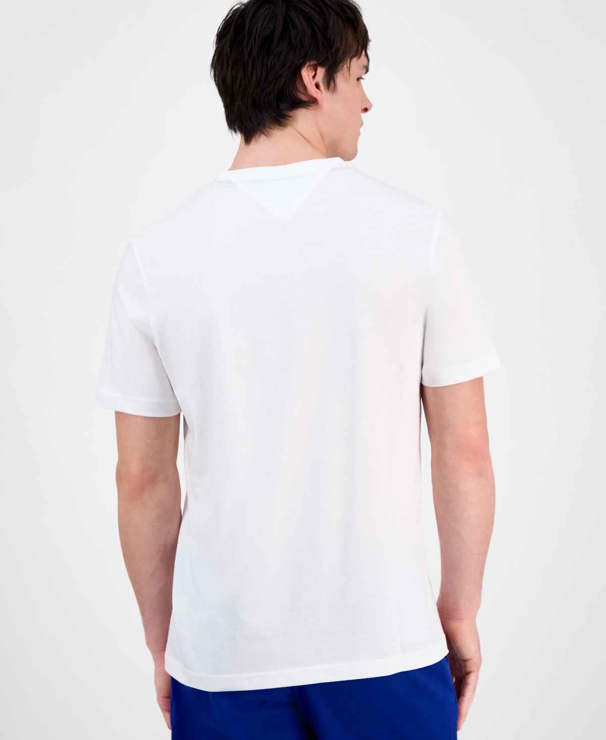Shop Tommy Hilfiger Men's Flag Logo Box T-shirt In White