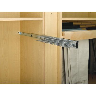 12-Inch Side Mount Extending Tie Rack