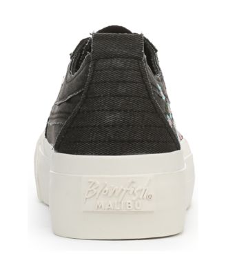 Women's Sadie-Sun Embroidered Lace Up Platform Sneakers