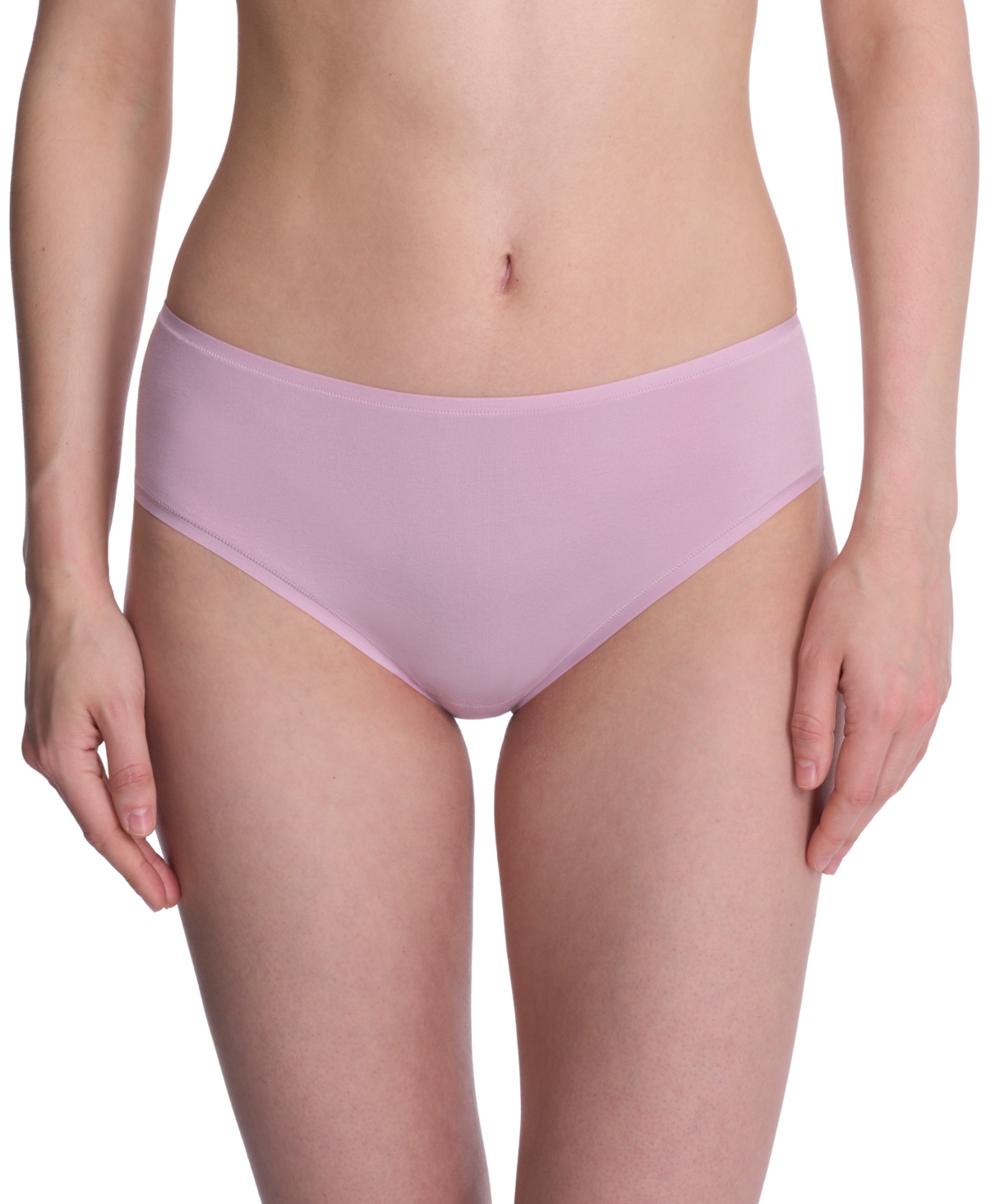 Natori Bliss Bare Cotton Hipster Briefs In Rose Mist