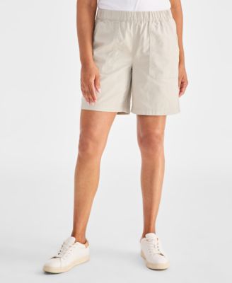 Women's Mid-Rise Pull-On Shorts, Regular & petite, Exclusively at Macy's