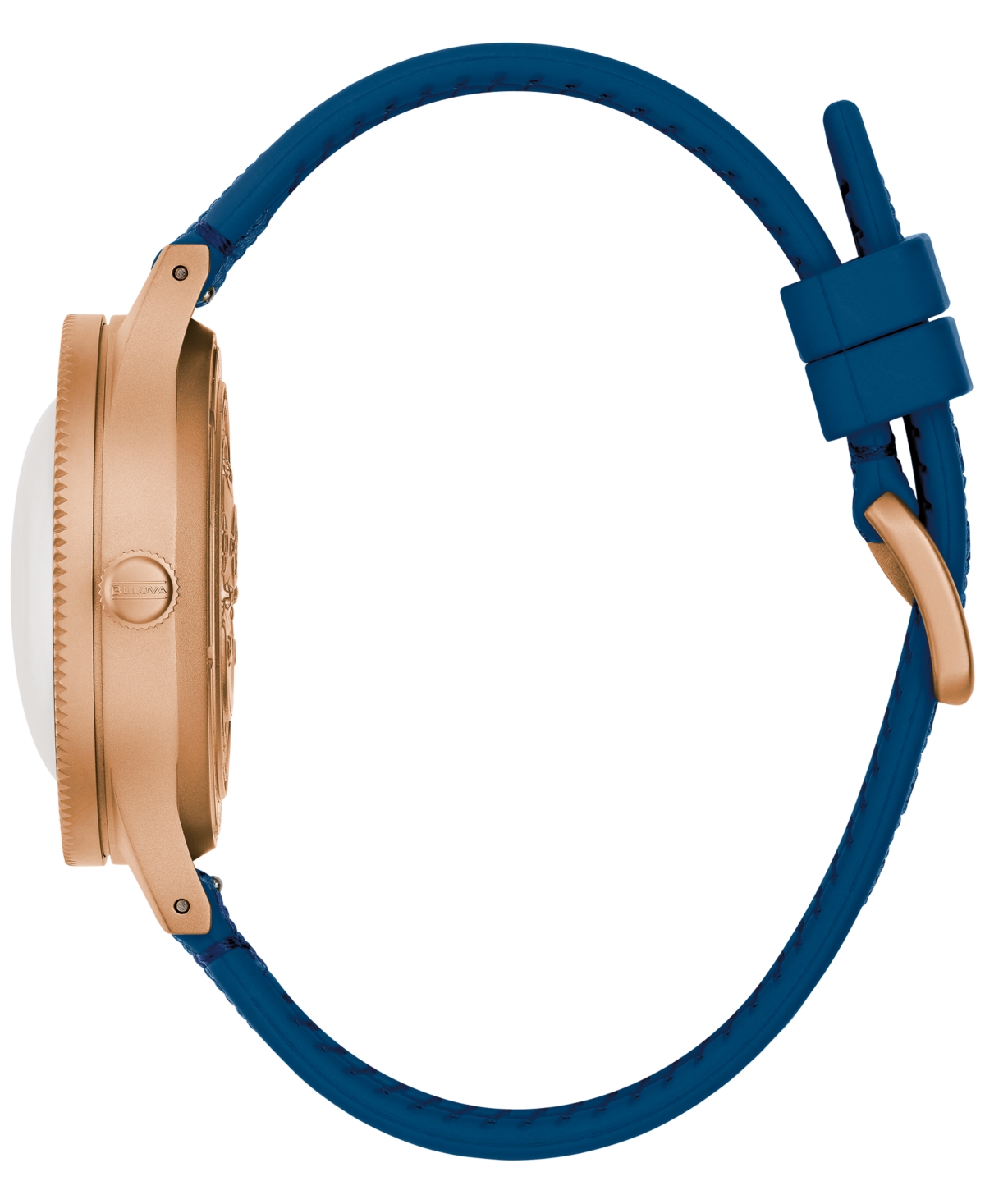 Bulova 150th Anniversary Men's Automatic Mil-ships Blue Nylon Strap Watch 41mm In Blue