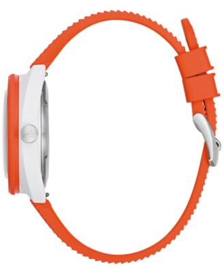 Men's Snorkel Orange HNBR Rubber Strap Watch 41mm
