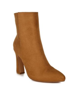 Womens Clubdate Block Heeled Ankle Boots