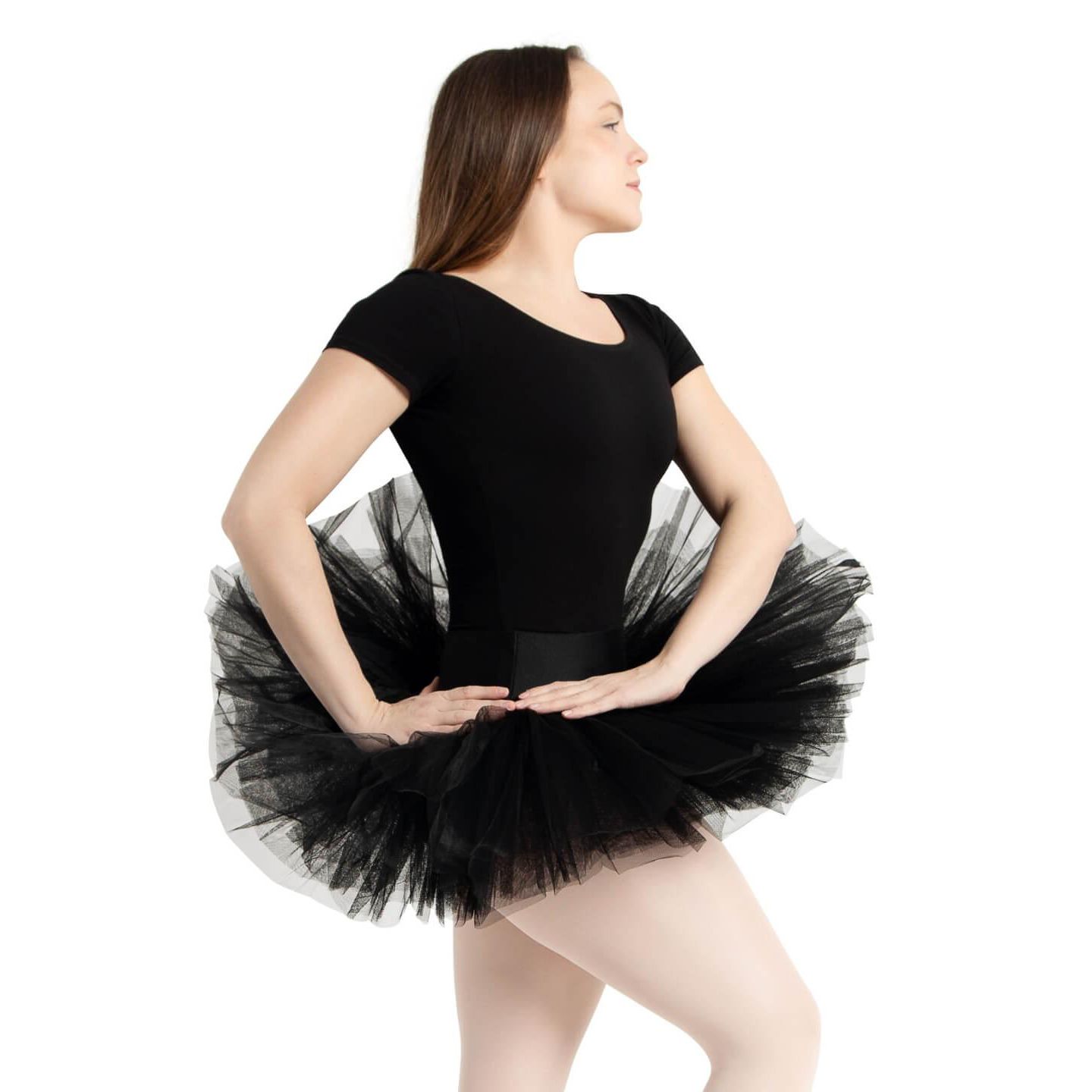 Женская юбка Capezio Practice Tutu, цвет: Чёрный — фото 2
