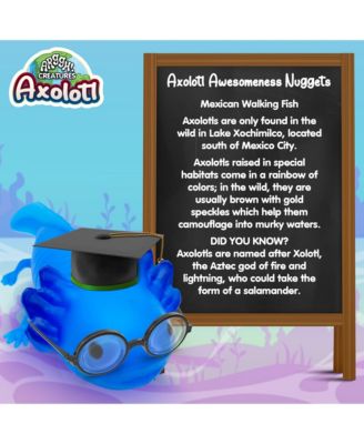 Squishy Blue Axolotl Stress Ball - Blue