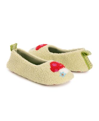 Women's Travel Ballerina Slipper with Patch