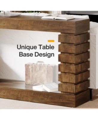 70.8-Inch Long Console Table, Wood Entryway Table with Storage, Narrow Sofa Table Couch Table for Living Room Entryway Hallway