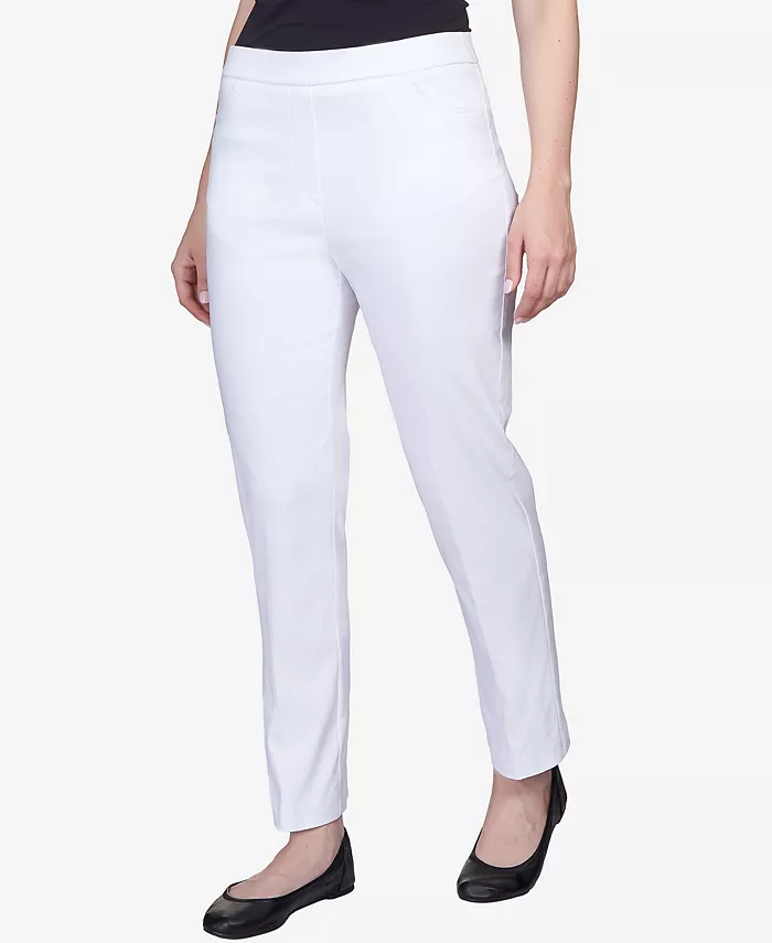 Petite Classics Tummy-Control Pull-On Straight-Leg Pants, Petite & Petite Short - thumbnail 4