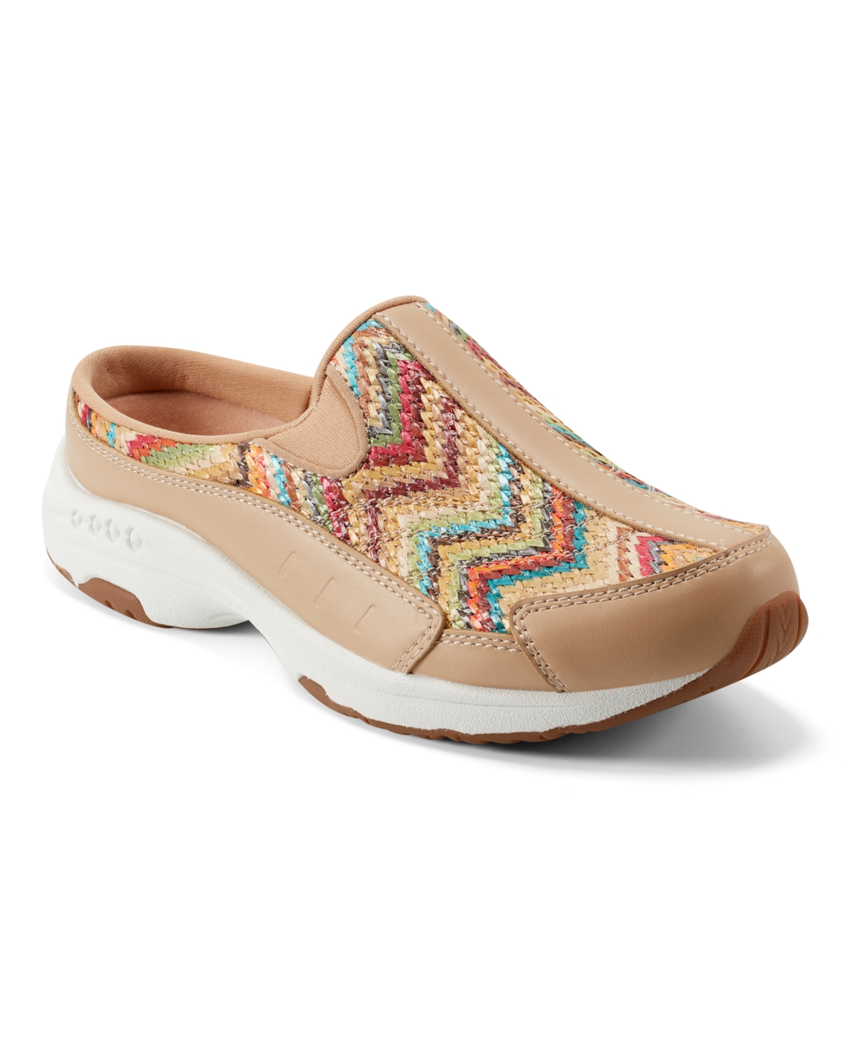 Easy Spirit Women's Traveltime Slip-on Mule Walking Sneakers In Metallic