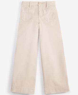 Epic Threads - Little & Big Girls Twill Patch-Pocket Wide-Leg Pants