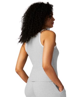 Women's Striped Halter-Neck Sleeveless Pajama Top