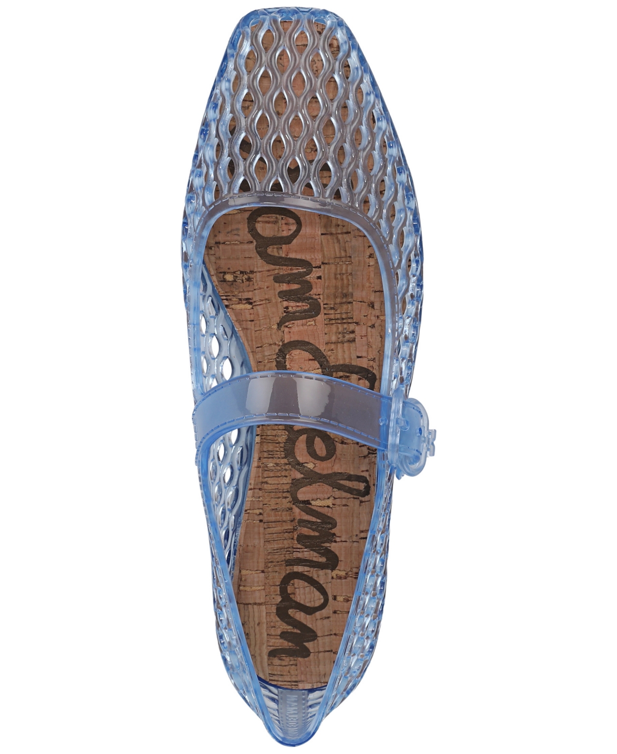 Sam Edelman Michaela Jelly Mary Jane Flat Soft Blue Jelly